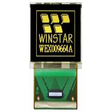 WEX009664ALPP3N00000 OLED GRAPHIC 96X64 YELLOW 1.1