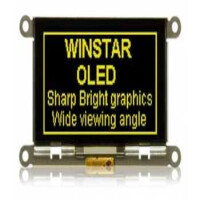 WEX012864CLPP3N00000 OLED GRAPHIC 128X64 YELLOW 2.7
