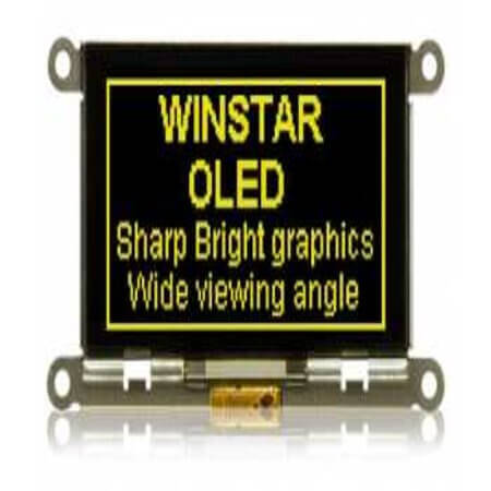 WEX012864CLPP3N00000 OLED GRAPHIC 128X64 YELLOW 2.7