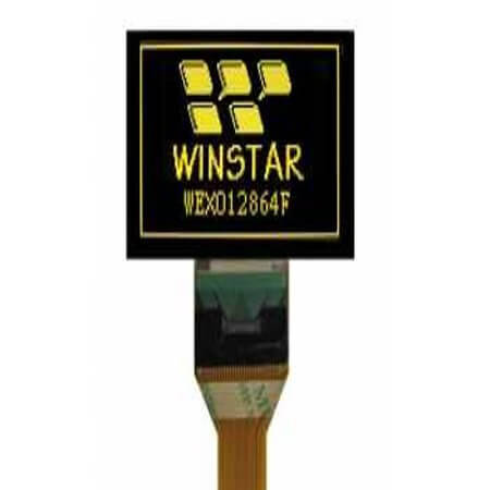 WEX012864FLPP3N00000 OLED GRAPHIC 128X64 YELLOW 2.4