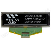 WEX025664BWPP3D000 OLED GRAPHIC 256X64 WHITE 3.12