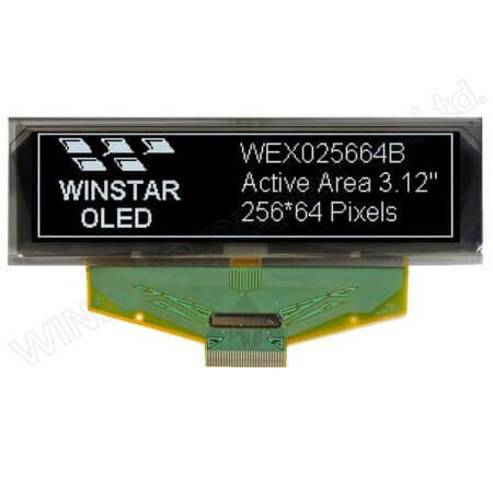 WEX025664BWPP3D000 OLED GRAPHIC 256X64 WHITE 3.12