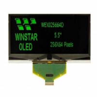 WEX025664DLPP3N00000 OLED GRAPHIC 256X64 YELLOW 5.5