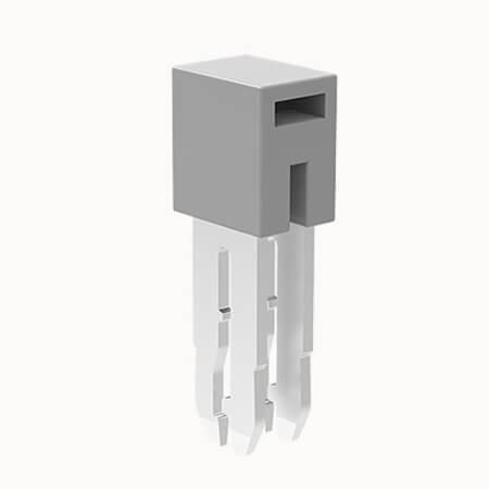 WFA4-01P-11-00AH PLUG-IN BRIDGE 3.6MM GRAY WS4 SERIES ALL - 1