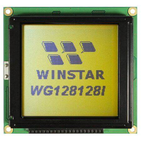 WG128128I-YGH-VZ# LCD GRAPHIC 128X128 STN POSITIVE GRAY 5V - 1