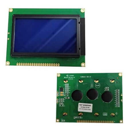 WG12864A-TMI-V#N LCD GRAPHIC 128X64 STN NEGATIVE BLUE 5V - 1
