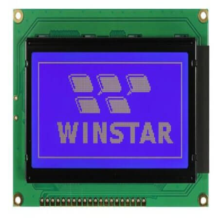 WG12864AB-TMI-V#N LCD GRAPHIC 128X64 STN NEGATIVE BLUE 3.3V - 1