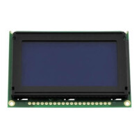 WG12864BP1-TMI-V#N LCD GRAPHIC 128X64 STN NEGATIVE BLUE 3.3V - 1