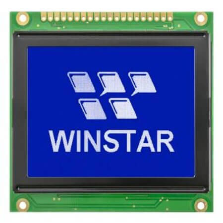 WG12864C1-TMI-V#N LCD GRAPHIC 128X64 STN NEGATIVE BLUE 5V - 1