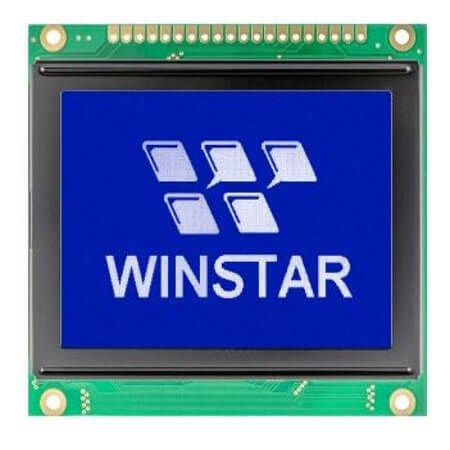 WG12864D-TMI-VZ# LCD GRAPHIC 128X64 STN NEGATIVE BLUE 5V - 1