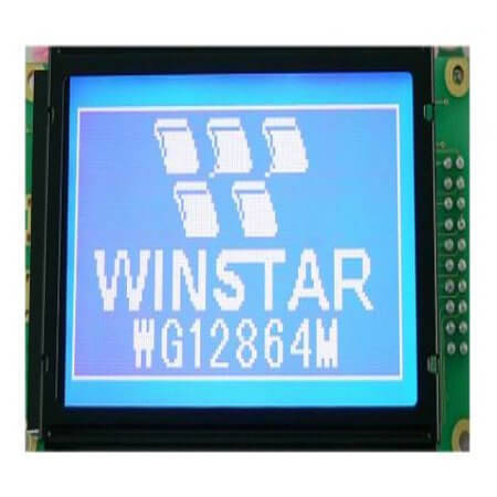WG12864M-TMI-V#N LCD GRAPHIC 128X64 STN NEGATIVE BLUE 5V - 1