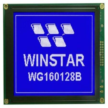 WG160128B-TMI-TZ# LCD GRAPHIC 160X128 STN NEGATIVE BLUE 5V - 1