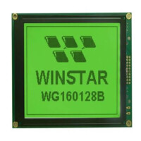 WG160128B-YYH-VZ# LCD GRAPHIC 160X128 STN POSITIVE YELLOW GREEN 5V - 1