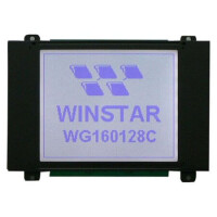 WG160128C-TMI-VZ# LCD GRAPHIC 160X128 STN NEGATIVE BLUE 5V - 1