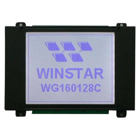 WG160128C-TMI-VZ# LCD GRAPHIC 160X128 STN NEGATIVE BLUE 5V - 1