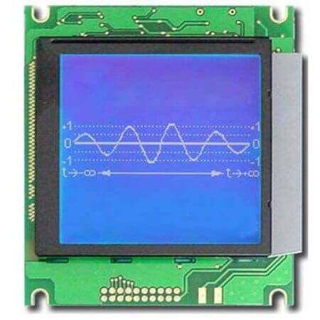 WG160160B-TMI-TZ# LCD GRAPHIC 160X160 STN NEGATIVE BLUE 5V - 1