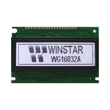 WG16032A-TFH-V#A LCD GRAPHIC 160X32 FSTN POSITIVE 5V - 1