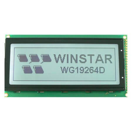 WG19264D-TFH-V#N LCD GRAPHIC 192X64 FSTN POSITIVE 5V - 1