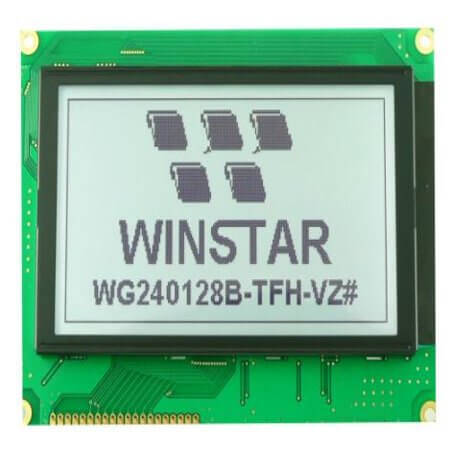 WG240128B-TFH-VZ# LCD GRAPHIC 240X128 FSTN POSITIVE 5V - 1