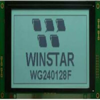 WG240128F-FTI-NZ# LCD GRAPHIC 240X128 STN NEGATIVE BLACK 5V - 1