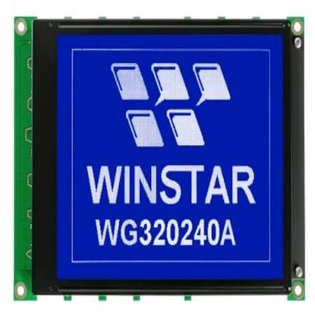 WG320240A-TML-VZ# LCD GRAPHIC 320X240 STN NEGATIVE BLUE 5V - 1
