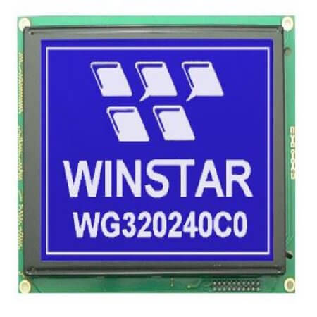 WG320240C0-TML-TZ# LCD GRAPHIC 320X240 STN NEGATIVE BLUE 5V - 1