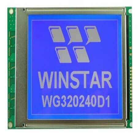 WG320240D1-TMI-VZ# LCD GRAPHIC 320X240 STN NEGATIVE BLUE 5V - 1