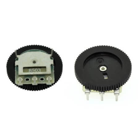 WH0141-B50K TRIMPOT CERMET SINGLE TURN SIDE ADJ 50K 0.03W - 1