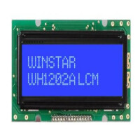 WH1202A-TMI-ET# LCD CHARACTER 12X2 STN NEGATIVE BLUE 5V - 1