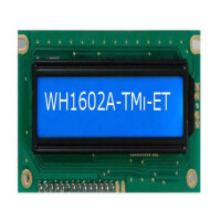 WH1602A-TMI-JT# LCD CHARACTER 16X2 STN NEGATIVE BLUE 5V - 1