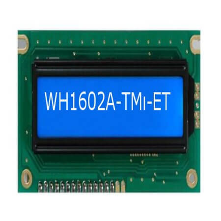 WH1602A-TMI-JT# LCD CHARACTER 16X2 STN NEGATIVE BLUE 5V - 1