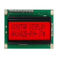 WH1602B-RYH-CT# LCD CHARACTER 16X2 STN POSITIVE YELLOW GREEN 5V - 1