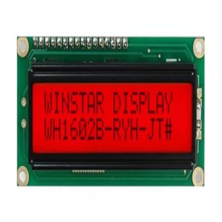 WH1602B-RYH-CT# LCD CHARACTER 16X2 STN POSITIVE YELLOW GREEN 5V - 1