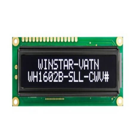 WH1602B-SLL-JWV# LCD CHARACTER 16X2 VA NEGATIVE 5V - 1