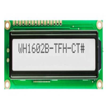 WH1602B-TFH-CT# LCD CHARACTER 16X2 FSTN POSITIVE 5V - 1