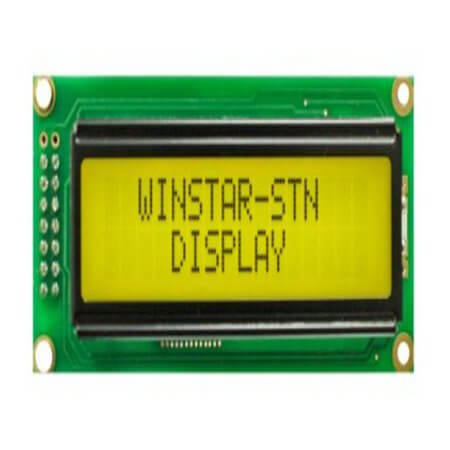 WH1602C-YYH-ETK# LCD CHARACTER 16X2 STN POSITIVE YELLOW GREEN 5V - 1