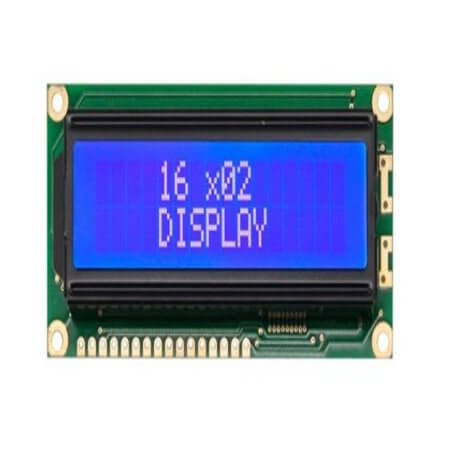 WH1602J-TMI-CT# LCD CHARACTER 16X2 STN NEGATIVE BLUE 5V - 1
