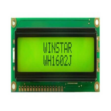 WH1602J-YGH-ET# LCD CHARACTER 16X2 STN POSITIVE GREY 5V - 1