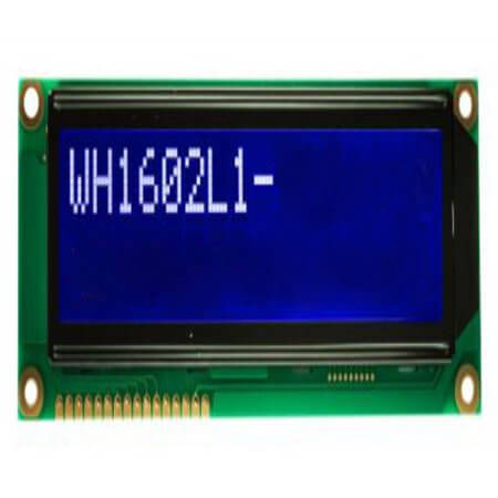 WH1602L1-TMI-CT# LCD CHARACTER 16X2 STN NEGATIVE BLUE 5V - 1