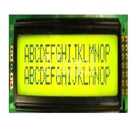 WH1602O-YYH-JT# LCD CHARACTER 16X2 STN POSITIVE YELLOW GREEN 5V - 1