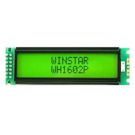 WH1602P-TMI-JT# LCD CHARACTER 16X2 STN NEGATIVE BLUE 5V - 1