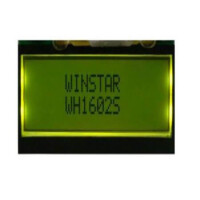WH1602S-NYG-JT# LCD CHARACTER 16X2 STN POSITIVE YELLOW GREEN 3.7V - 1