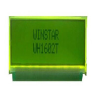 WH1602T-YYH-JT# LCD CHARACTER 16X2 STN POSITIVE YELLOW GREEN 4.2V - 1