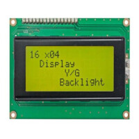 WH1604A-YGH-CT# LCD CHARACTER 16X4 STN POSITIVE GREY 5V - 1