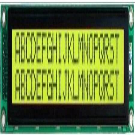 WH2002L-YYH-ET# LCD CHARACTER 20X2 STN POSITIVE YELLOW GREEN 5V - 1