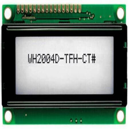WH2004D-TFH-CT# LCD CHARACTER 20X4 FSTN POSITIVE 5V - 1