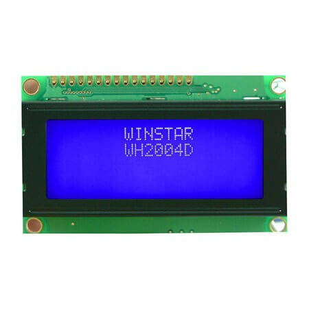 WH2004D-TMI-CT# LCD CHARACTER 20X4 STN NEGATIVE BLUE 5V - 1