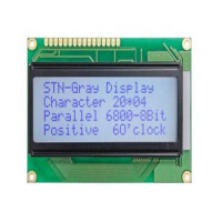WH2004G-TGH-JW# LCD CHARACTER 20X4 STN POSITIVE GREY 5V - 1