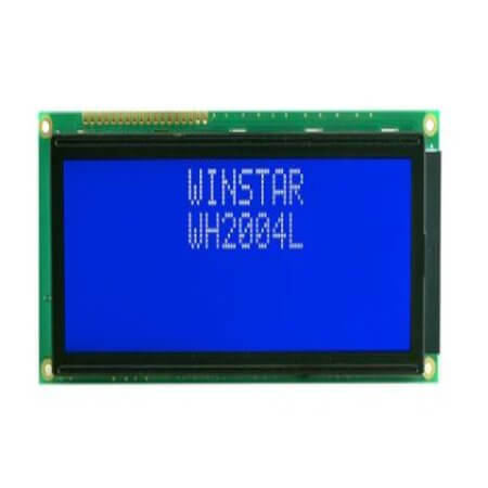 WH2004L-TMI-ET# LCD CHARACTER 20X4 STN NEGATIVE BLUE 5V - 1