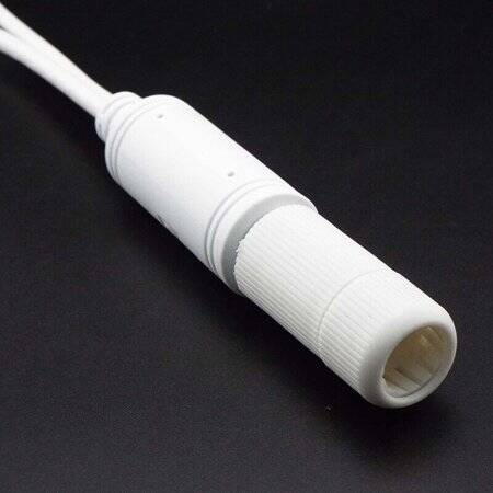 White 12V NonstAndard POE Waterproof Injector Adapter Cable DC Female Plug - 5
